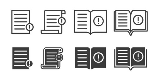 guide-booklet-and-user-guidance-reference-icons-vector-24170418